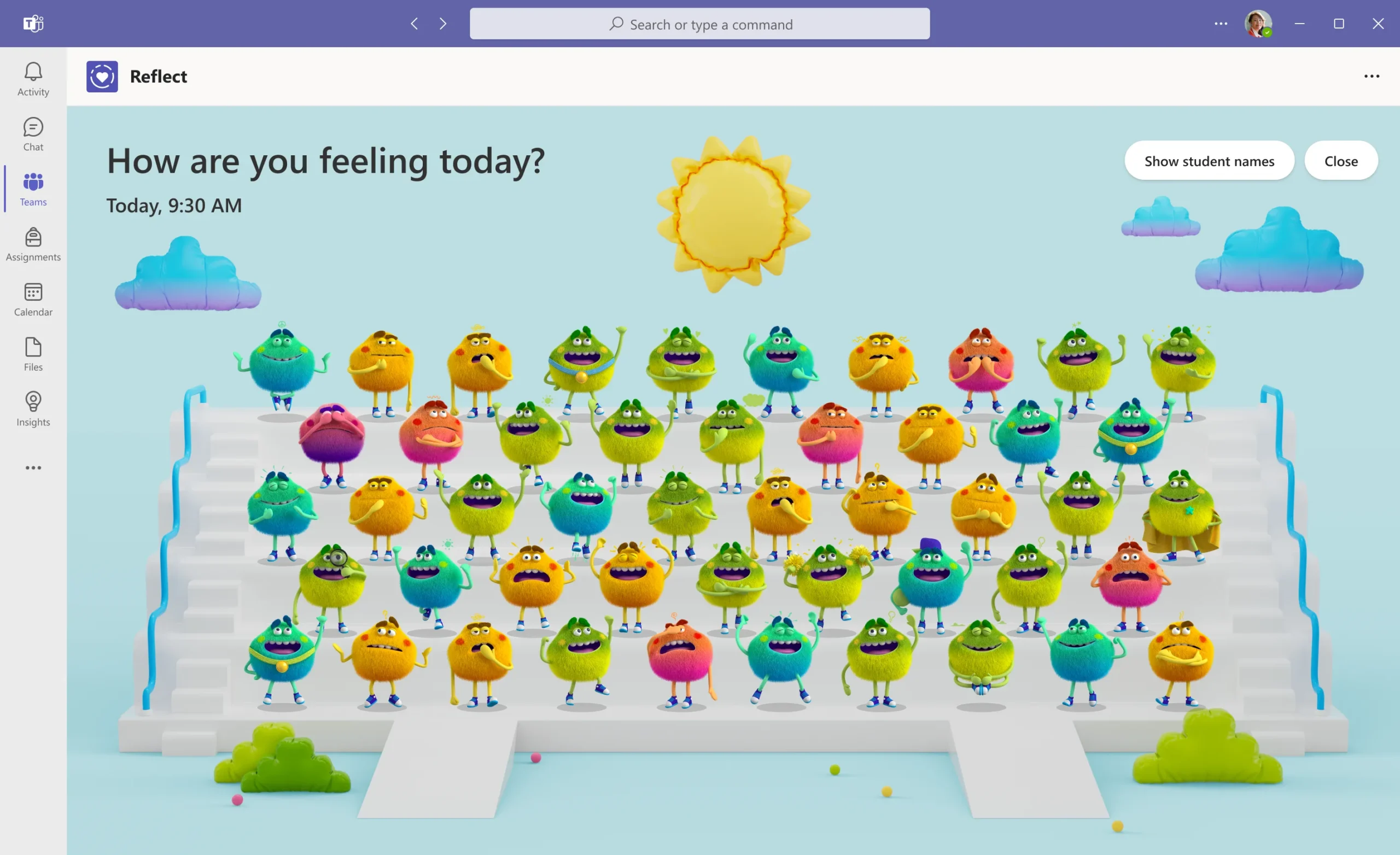 Microsoft Reflect - Together view