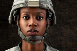 a close up of a person wearing a hat