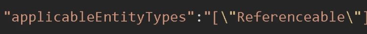 A screenshot of a Purview code example.