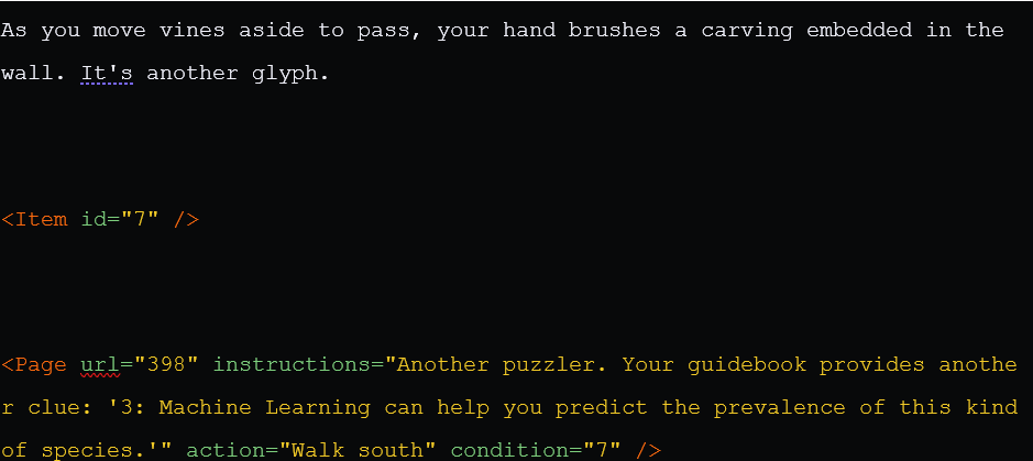 coded infographic