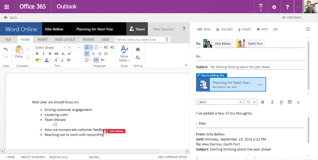 share files with Outlook Web App 13