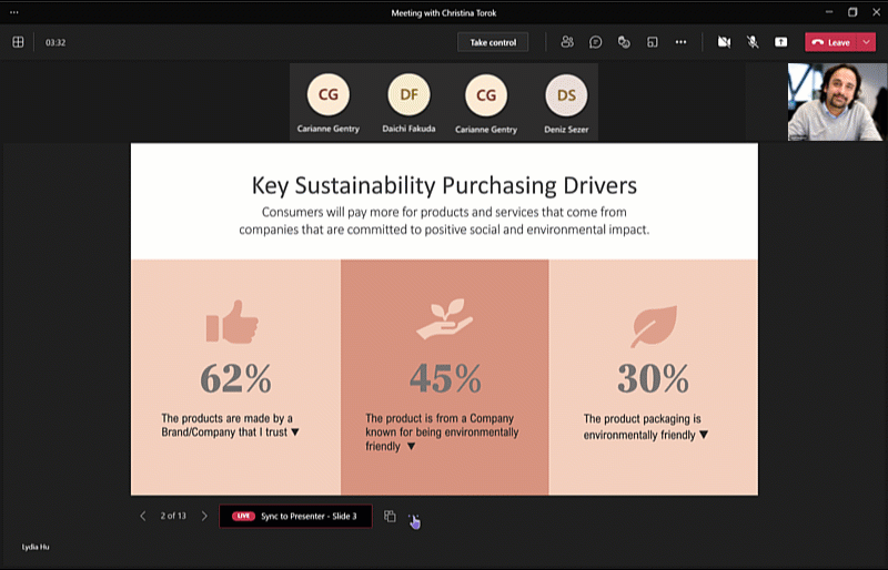 Slide translation capabilities