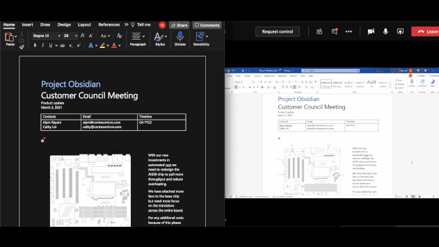 You can now co-author in encrypted documents in Microsoft 365 Apps.