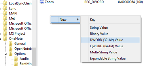 DWORD dialog