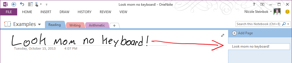 Look, Ma! No keyboard!
