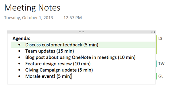 Meetings Notes