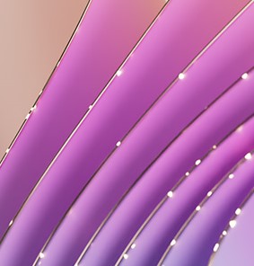 A decorative image of abstract purple art