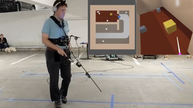 Bringing virtual reality to people who are blind with an immersive sensory-based system