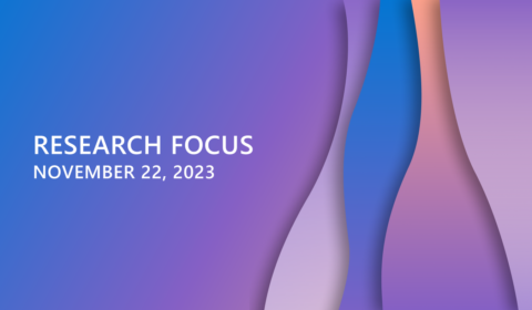 Research Focus: November 22, 2023 on a gradient patterned background