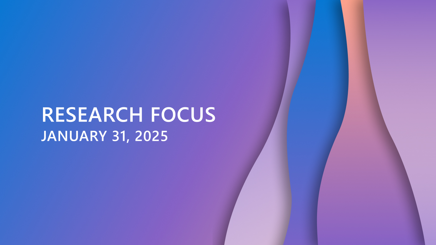 Research Focus: Week of January 31, 2025