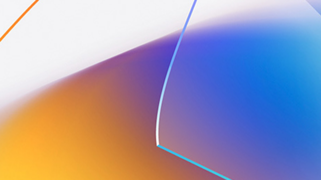 background pattern with transparent yellow and blue layers
