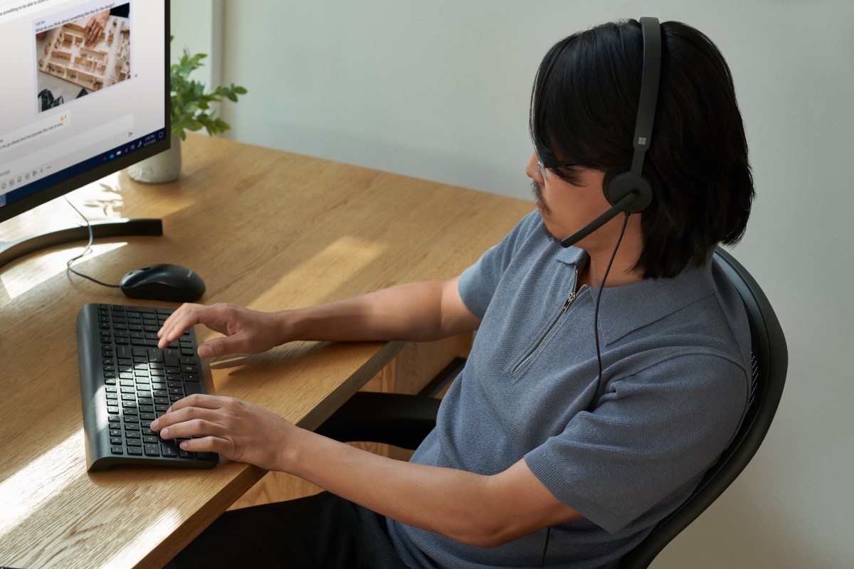 Security practitioner or information worker working from home.