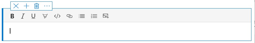 Edit cell toolbar