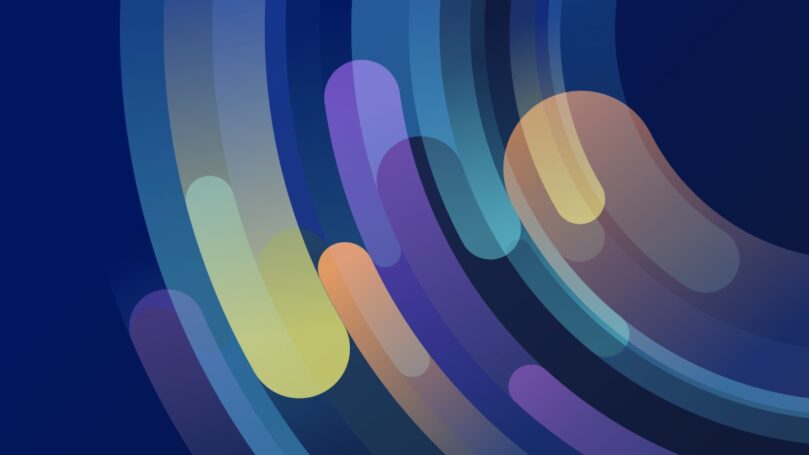 Dynamic swirl abstract background pattern design.