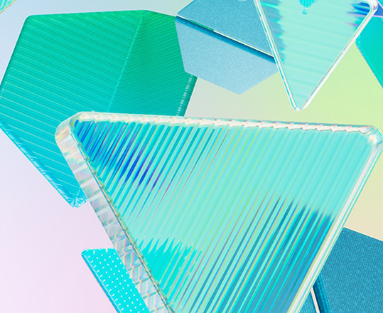 ilustración abstracta azul