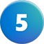 Un círculo azul con el número '5' que indica el paso 5.