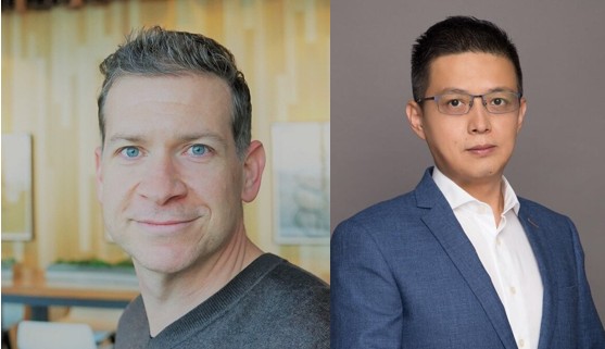 McWreath and Yuan smiles pictured in a corporate composite photo.